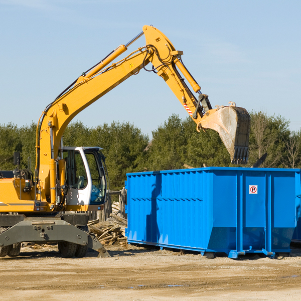 what happens if the residential dumpster is damaged or stolen during rental in Etna